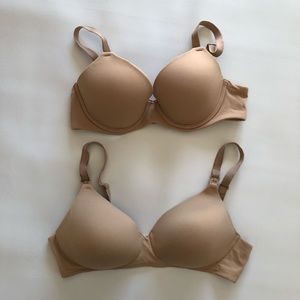 (Set of 2) Soma Nursing Bras Nude 34C
